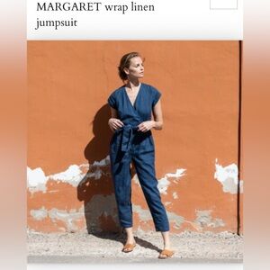 notPERFECTLINEN Terracotta Jumpsuit